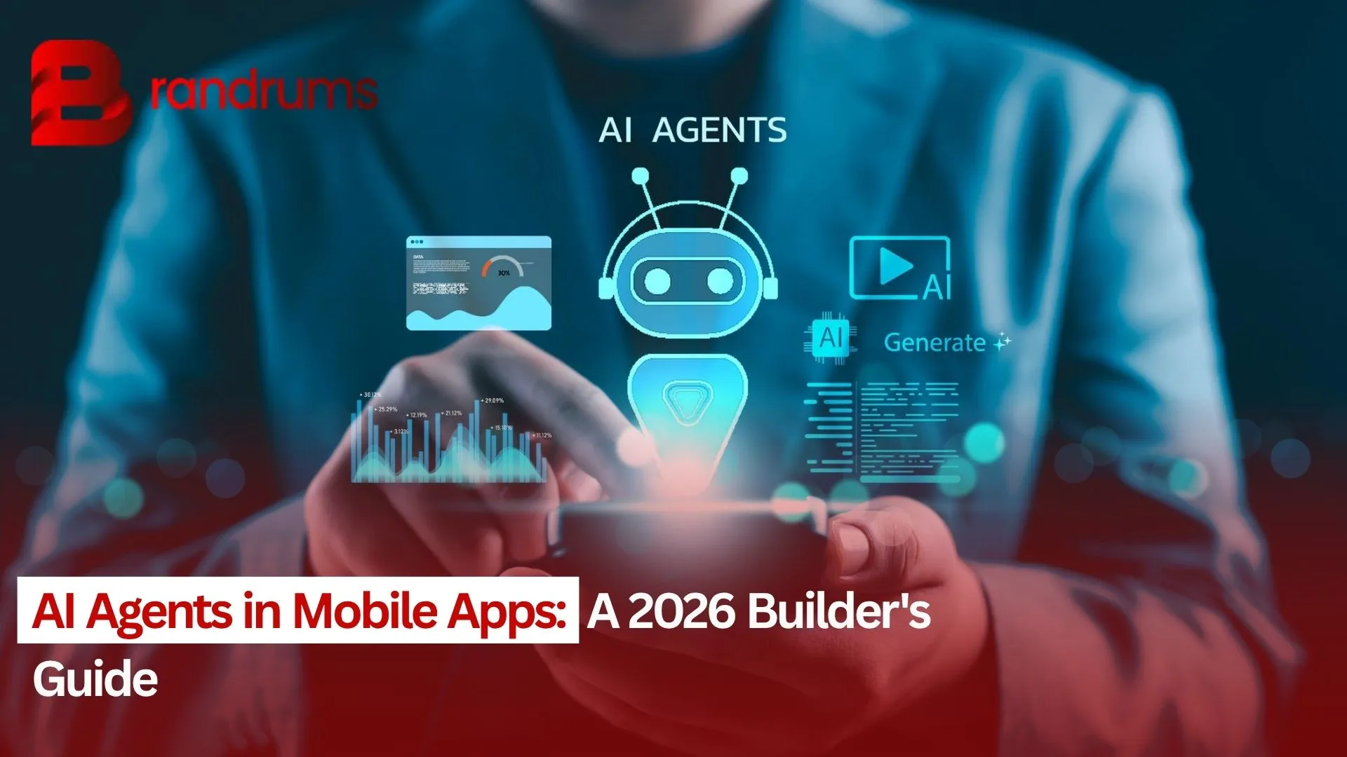 AI agent inside a mobile app planning and calling tools to complete a task