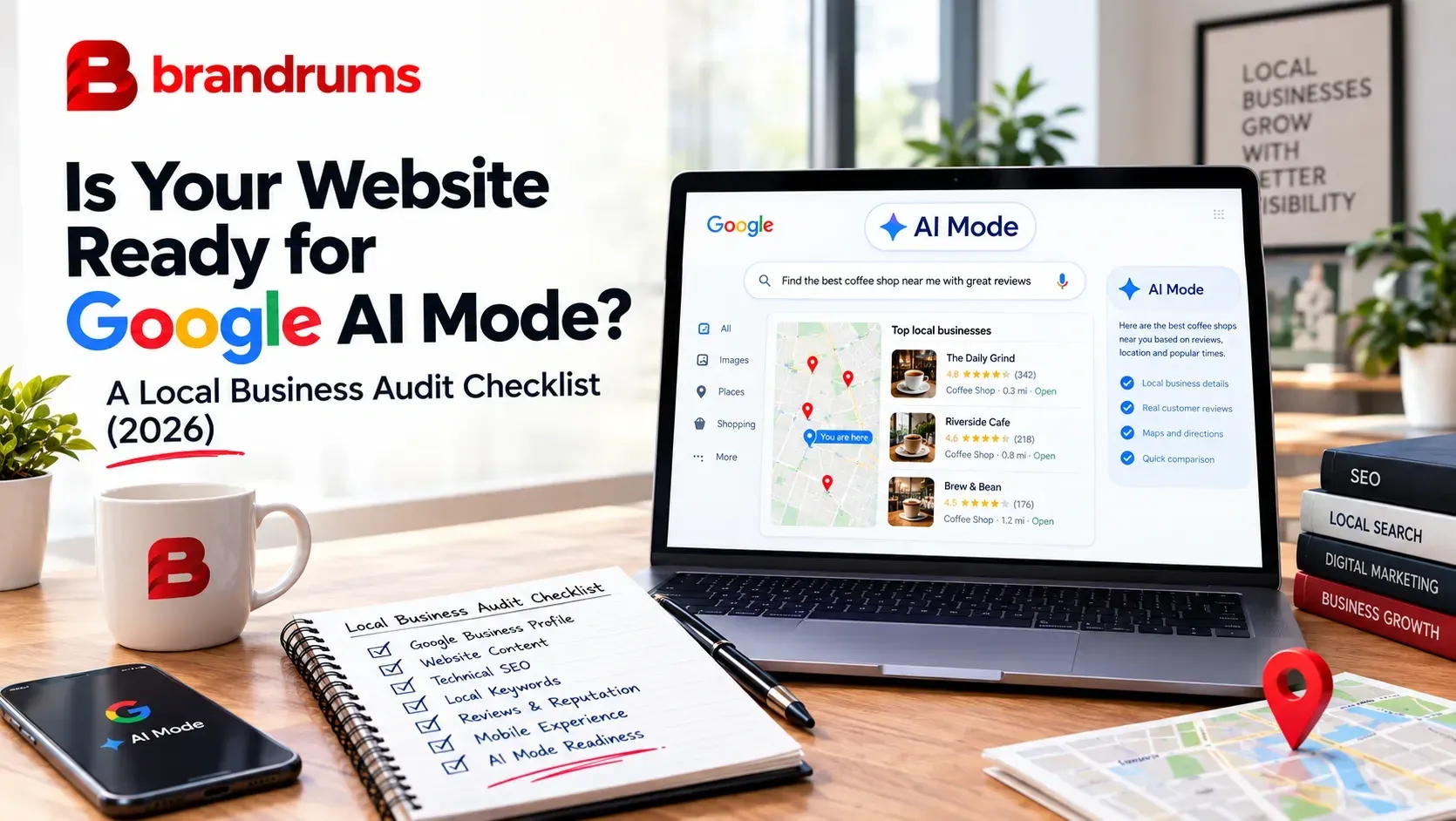 Google AI Mode website audit checklist for local businesses in 2026