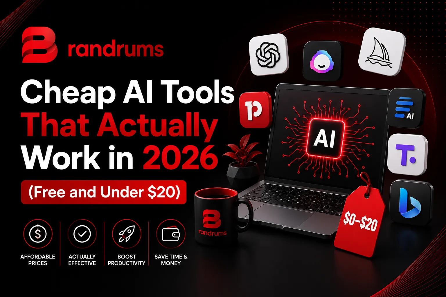 Read: Cheap AI Tools That Actually Work in 2026 Cheap AI Tools That Actually Work in 2026 — Brandrums