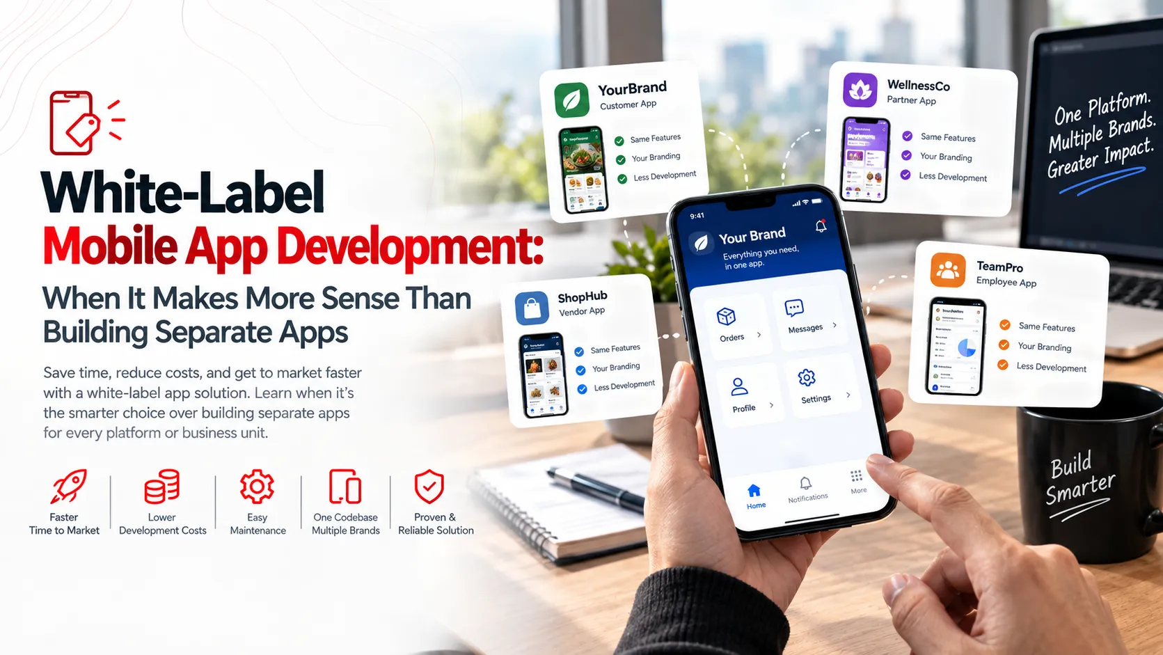 Read: White-Label Mobile App Development: When It Makes More Sense Than Building Separate Apps White-Label Mobile App Development: When It Makes More Sense Than Building Separate Apps