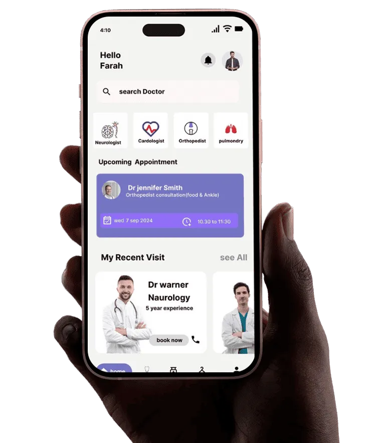 Patient portal interface Patient portal